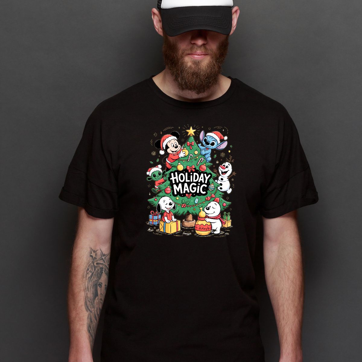 Holiday Magic Christmas V2 T-Shirt Cartoon Tee