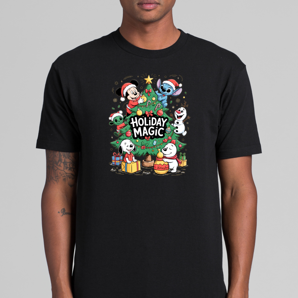 Holiday Magic Christmas V2 T-Shirt Cartoon Tee
