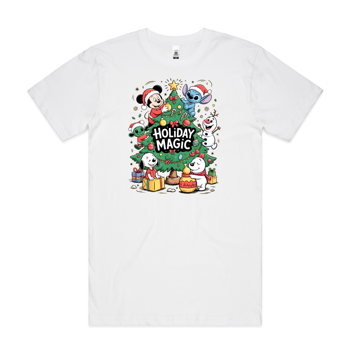 Holiday Magic Christmas V2 T-Shirt Cartoon Tee