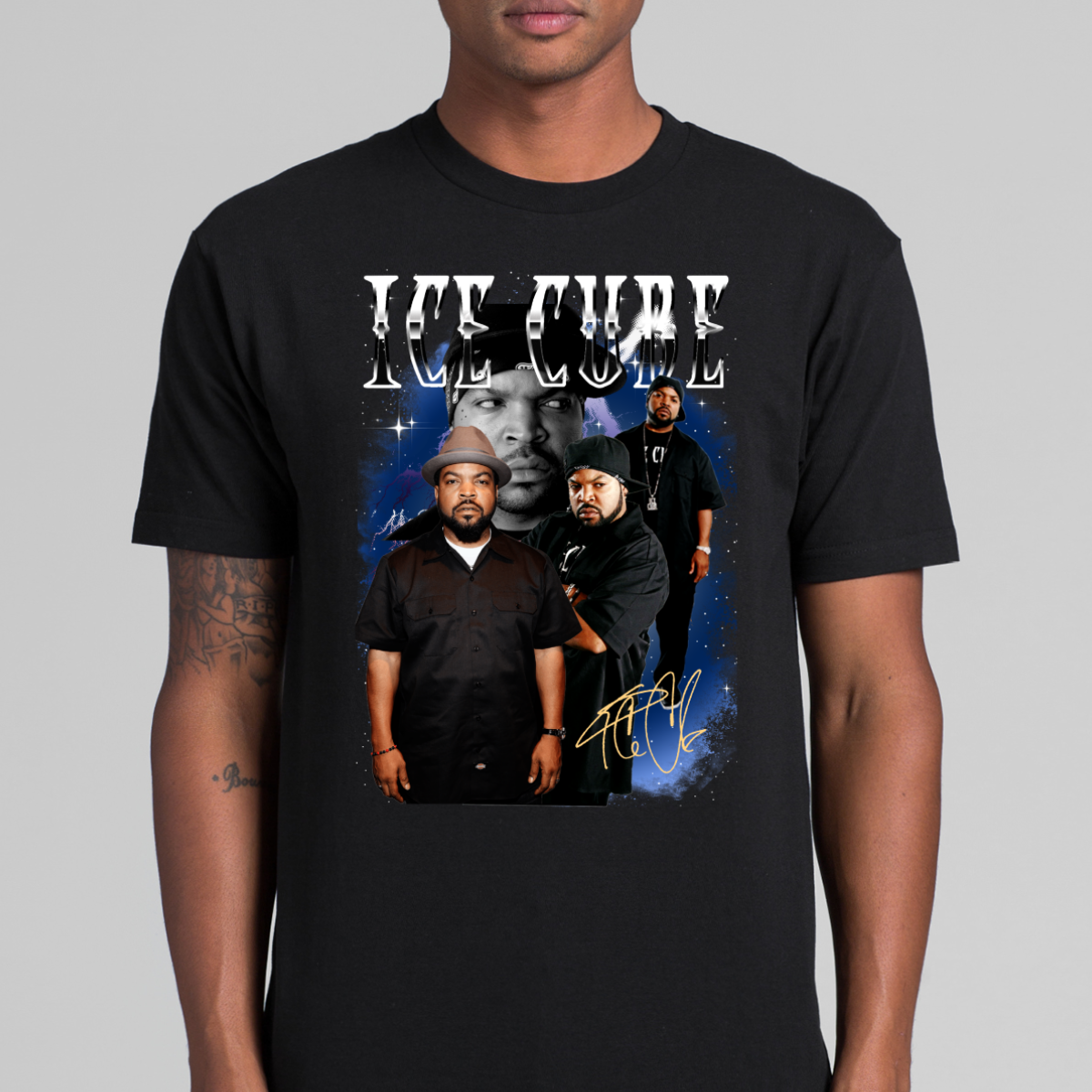 Ice Cube V7 T-Shirt Rapper Family Fan Music Hip Hop Culture