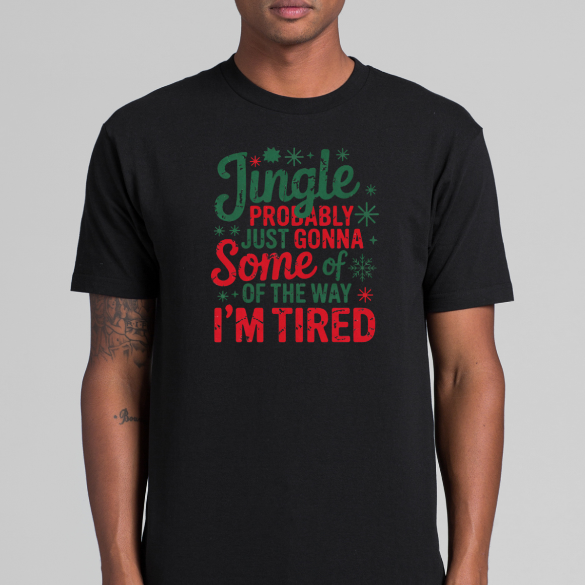 Jingle Bell Christmas T-Shirt Cartoon Tee