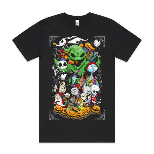 Nightmare Before Christmas Jack Skellington V2 T-shirt Movie Tee