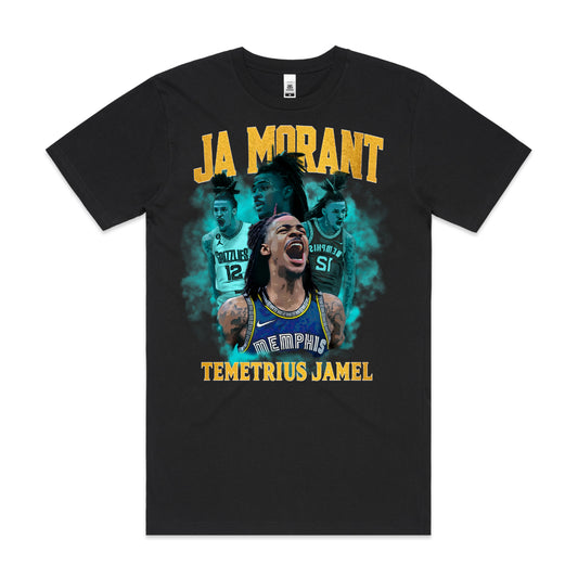Ja Morant V8 NBA T-Shirt Sport Athlete Family Tee