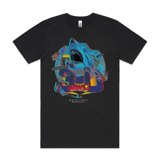 JAWS 3-D T-shirt Horror Movie Tee