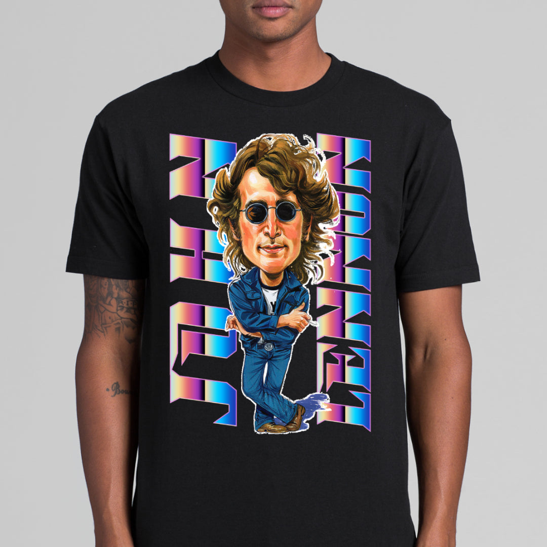 John Lennon T-shirt Artist Family Music Tee