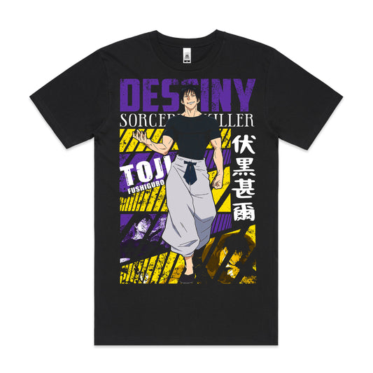jujutsu kaisen V23 Toji T-Shirt Japanese Anime Tee