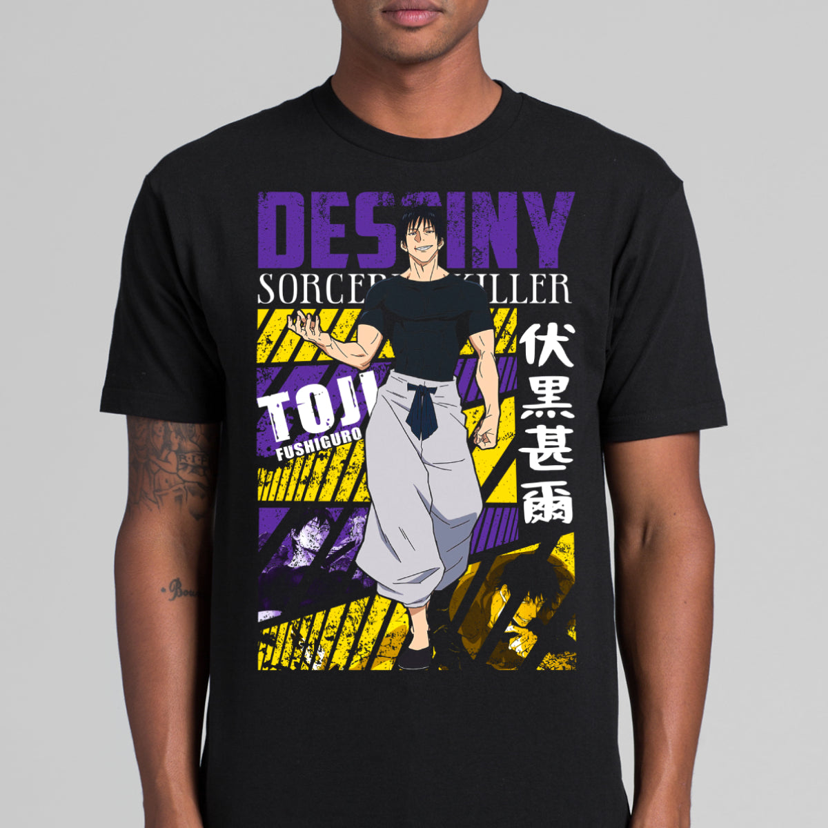 jujutsu kaisen V23 Toji T-Shirt Japanese Anime Tee