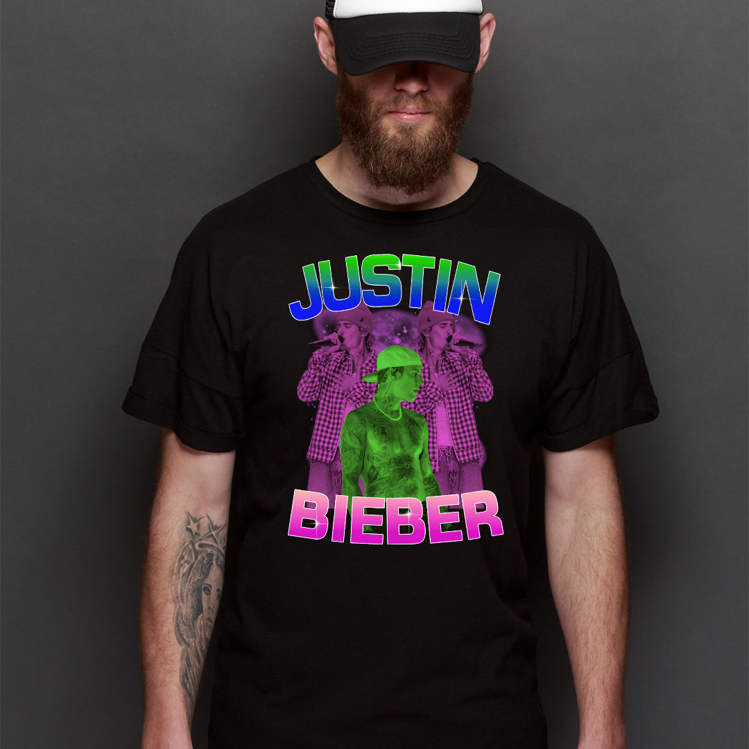 Justin Bieber V4 T-Shirt Artist Family Fan Music Pop Culture