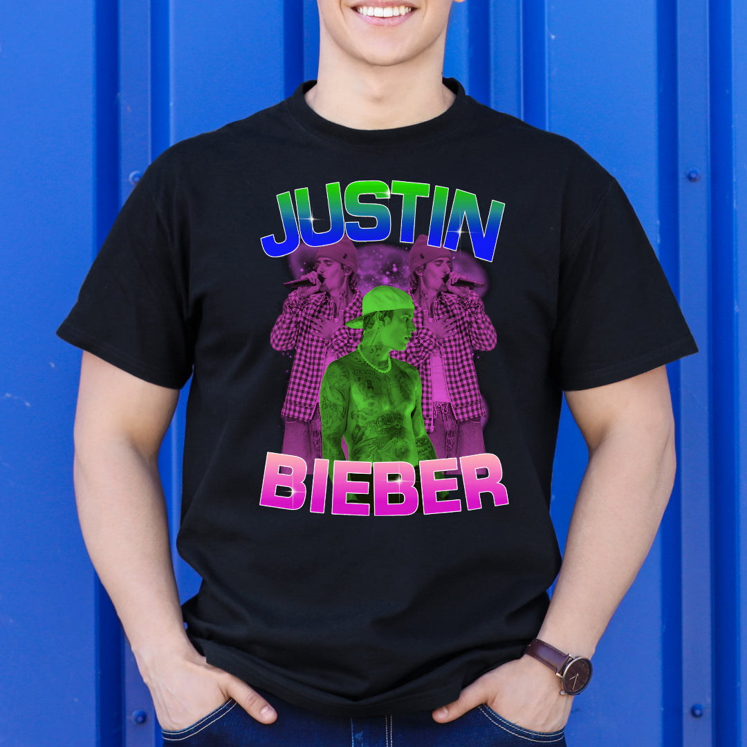 Justin Bieber V4 T-Shirt Artist Family Fan Music Pop Culture