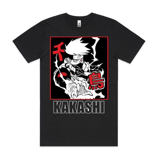 Naruto Kakashi Hatake V3 T-shirt Japanese Anime Tee