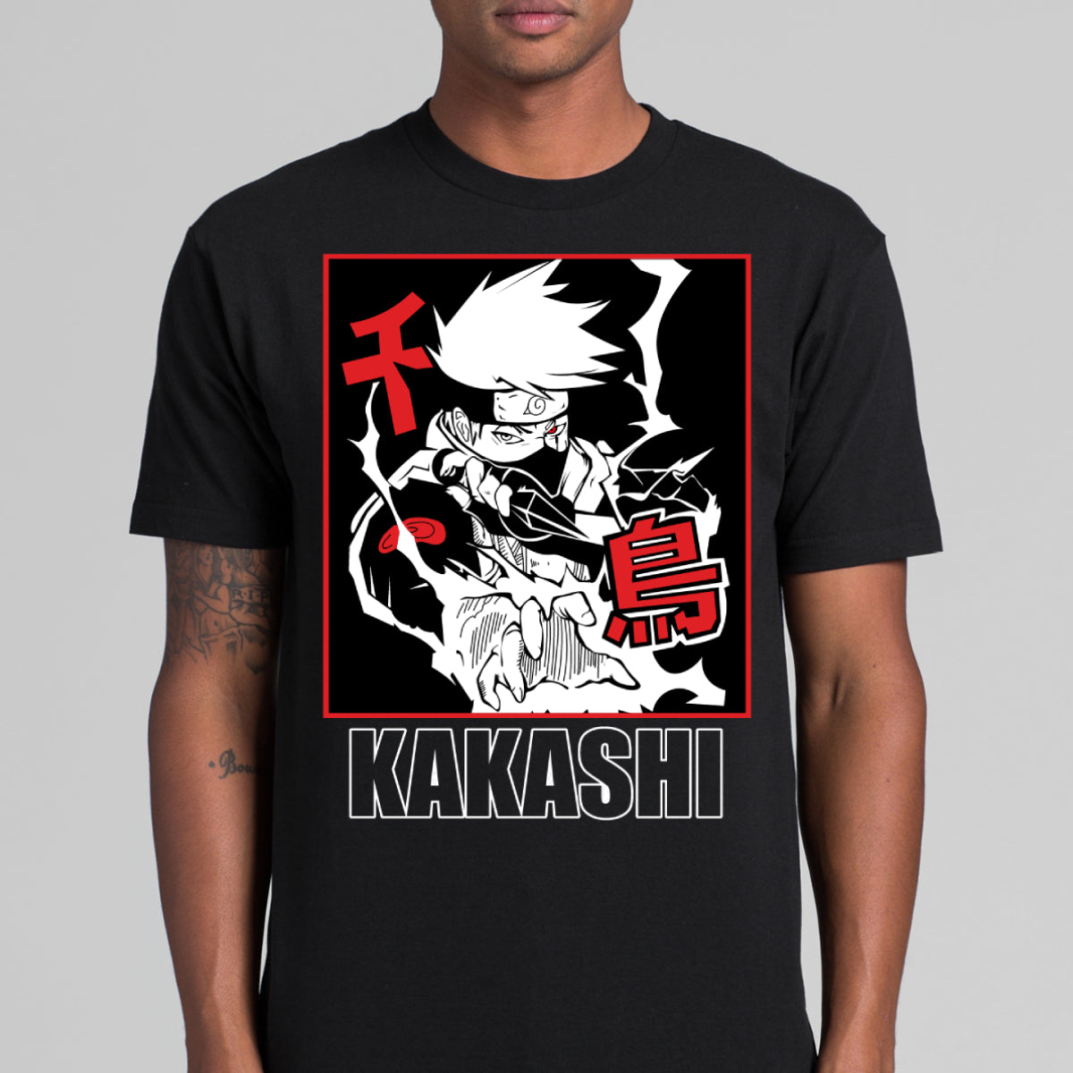 Naruto Kakashi Hatake V3 T-shirt Japanese Anime Tee