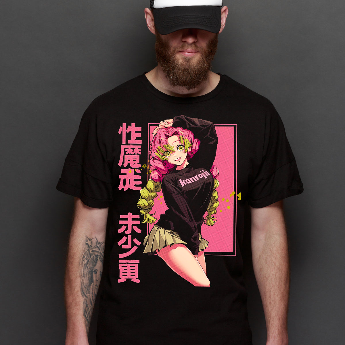 Demon Slayer Mitsuri Kanroji T-Shirt Japanese Anime Tee