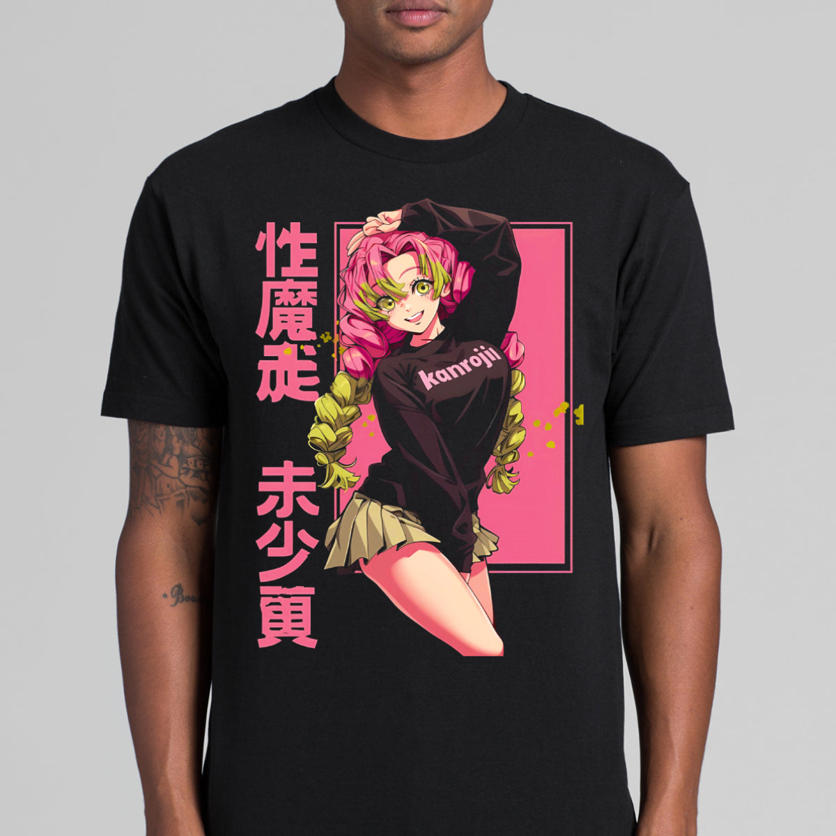 Demon Slayer Mitsuri Kanroji T-Shirt Japanese Anime Tee