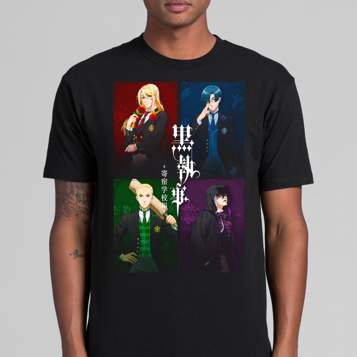 Black Butler: Public School Arc T-Shirt Japanese Anime Tee