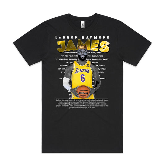 LeBron James V10 NBA T-Shirt Sport Athlete Family Tee