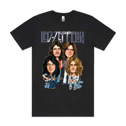 Led Zeppelin T-shirt Artist Family Music Rock And Roll Tee