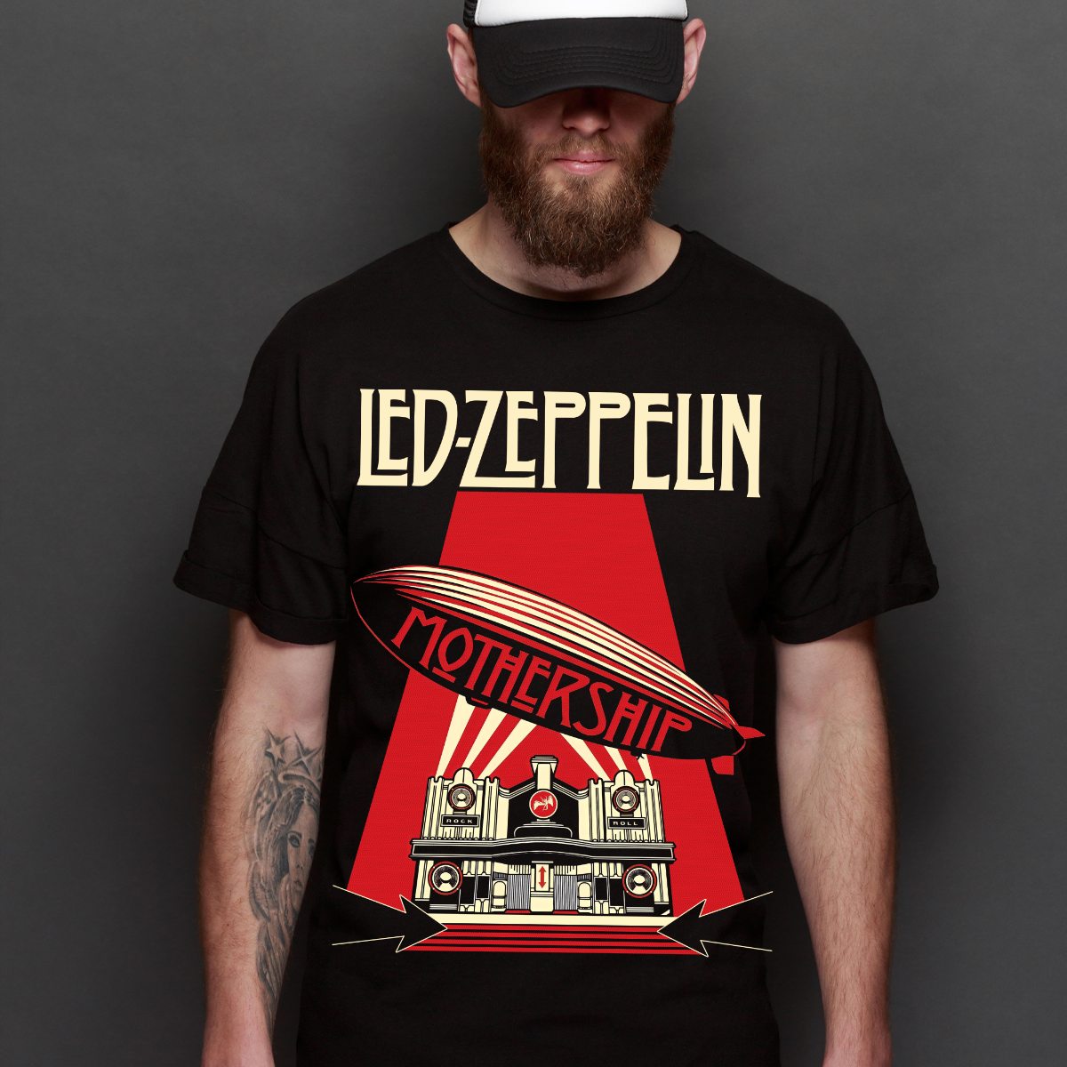 Led Zeppelin V3 T-shirt Artist Family Music Rock And Roll Tee