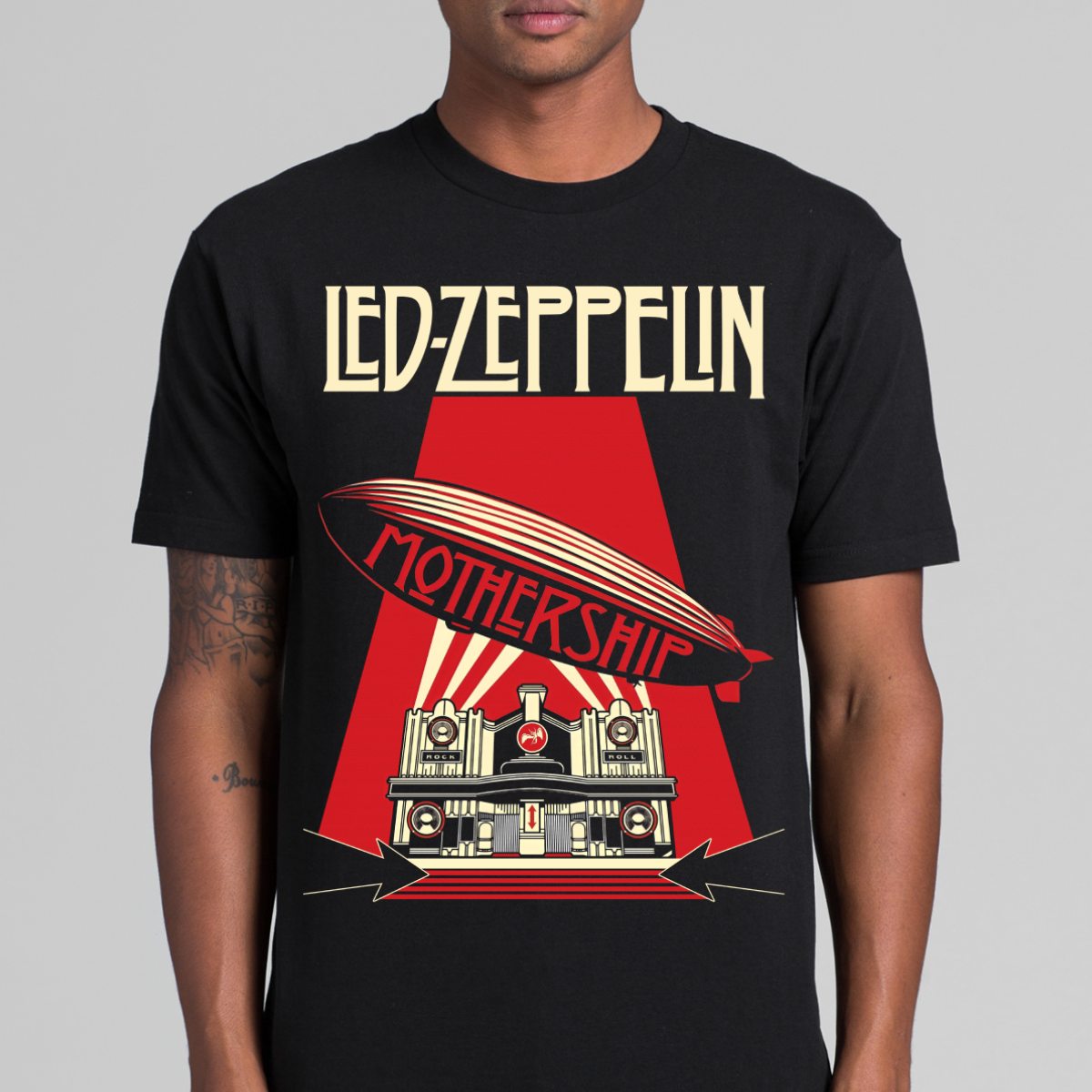 Led Zeppelin V3 T-shirt Artist Family Music Rock And Roll Tee