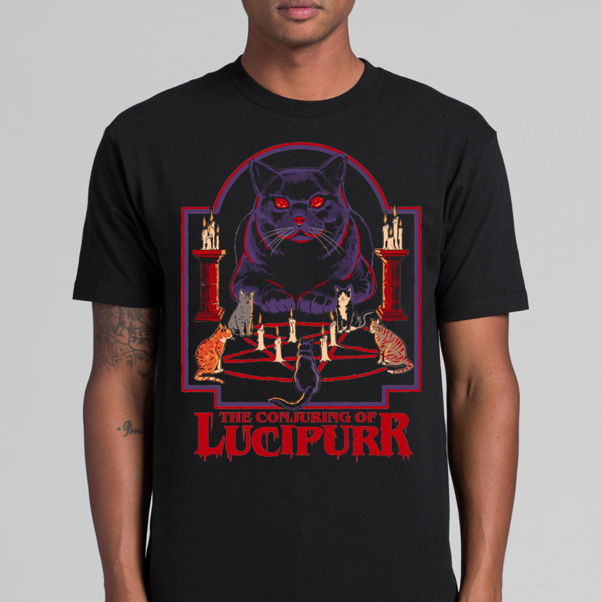 The Conjuring Of Lucipurr T-shirt Funny Cartoon Tee