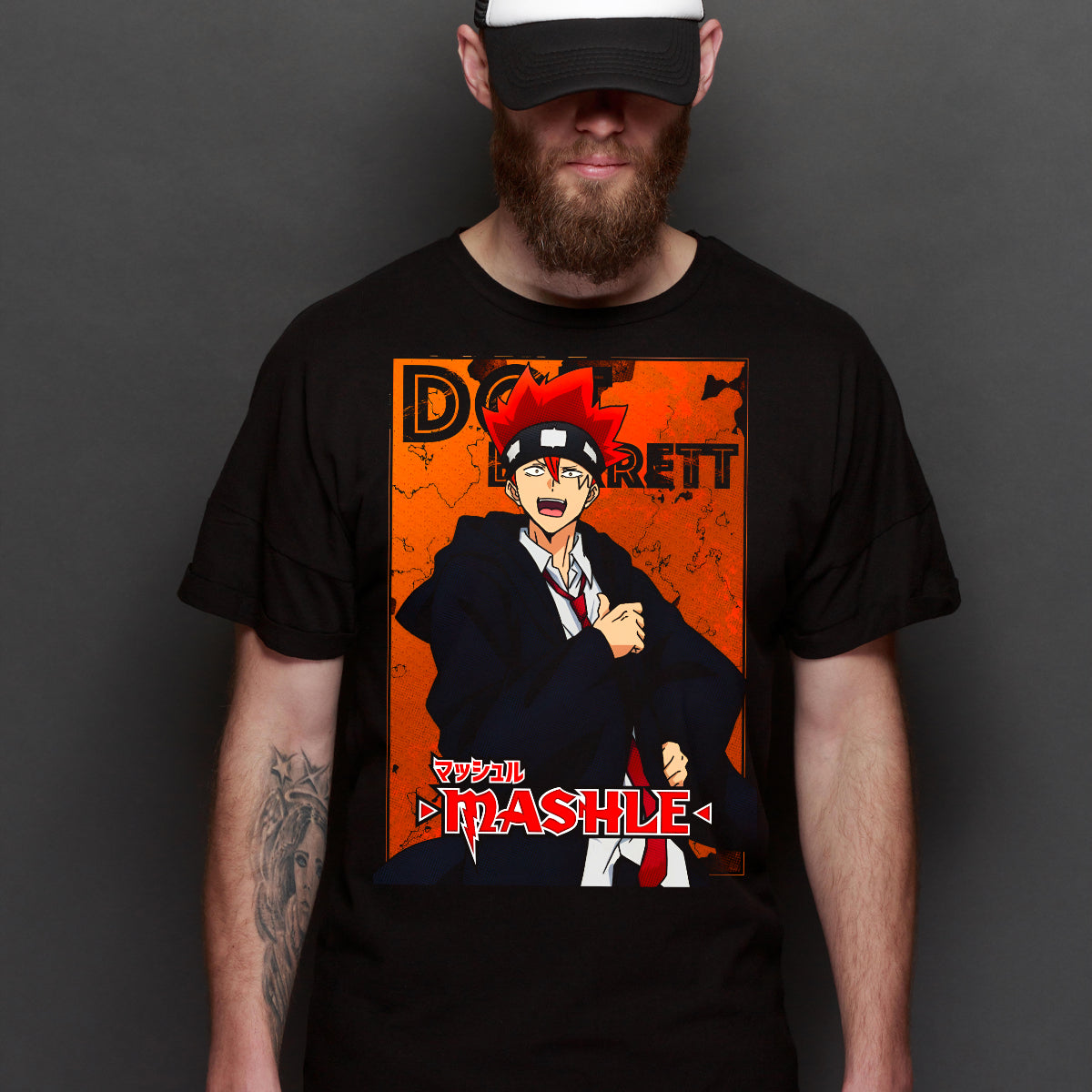 Mashle: Magic and Muscles Dot Barrett T-Shirt Japanese Anime Tee