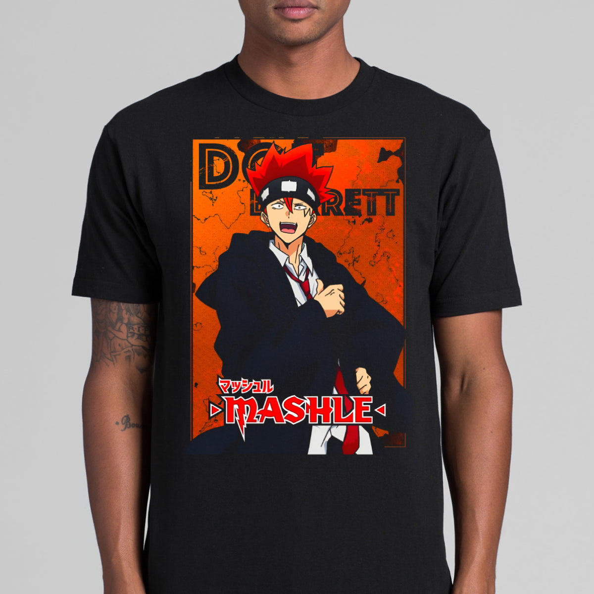 Mashle: Magic and Muscles Dot Barrett T-Shirt Japanese Anime Tee