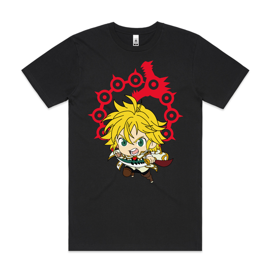 Seven Deadly Sins Meliodas Wrath V3 T-shirt Japanese Anime Tee