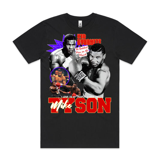 Mike Tyson T-Shirt Sport Athlete Family Tee