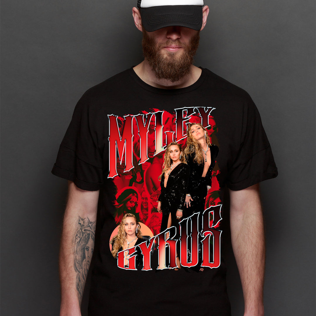 Miley Cyrus T-Shirt Artist Family Fan Music Pop Culture