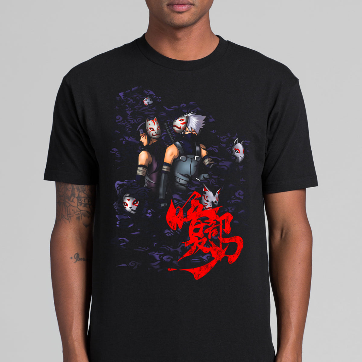 Naruto Itachi X Kakashi T-shirt Japanese Anime