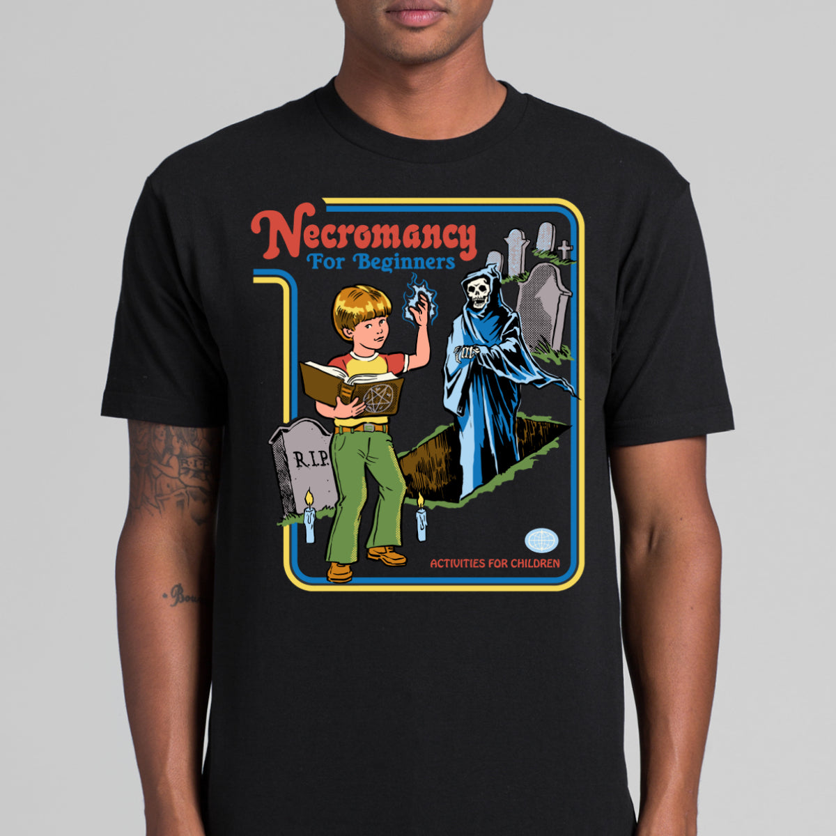 Necromancy For Beginner T-shirt Funny Cartoon Tee
