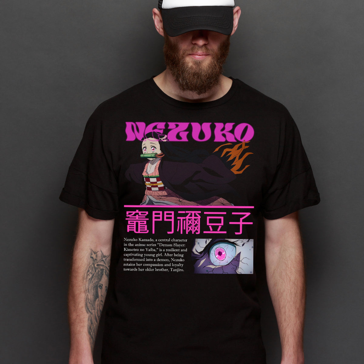 Demon Slayer Nezuko Kamado Ver7 T-shirt Japanese Anime Tee