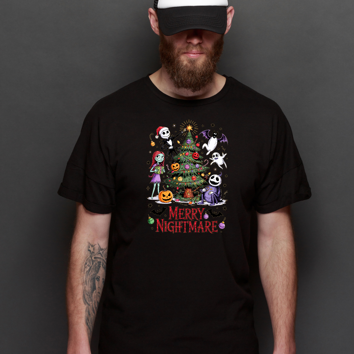 The Nightmare Before Christmas V9 T-Shirt Cartoon Tee