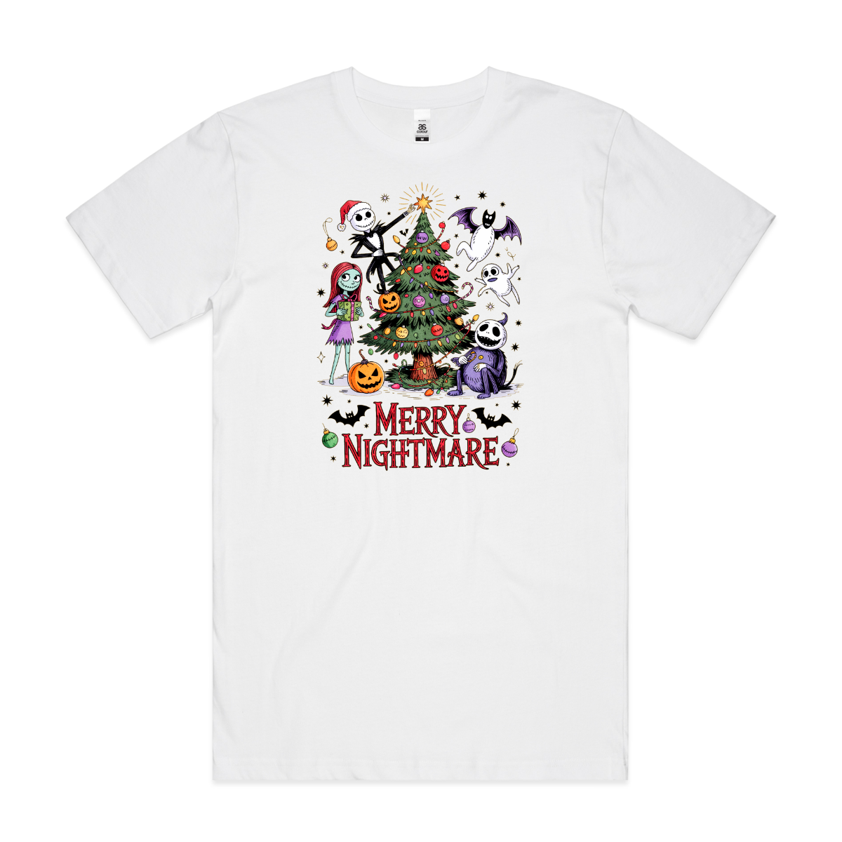 The Nightmare Before Christmas V9 T-Shirt Cartoon Tee