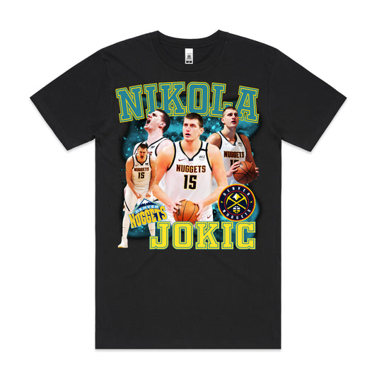Nikola Jokic V4 NBA T-Shirt Sport Athlete Family Tee