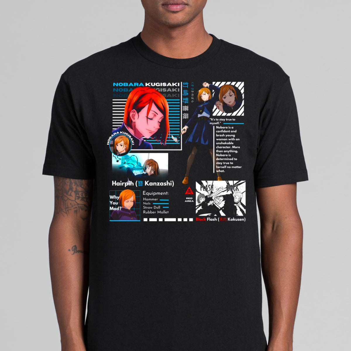 Jujutsu Kaisen Nobara Kugisaki V3 T-Shirt Japanese Anime