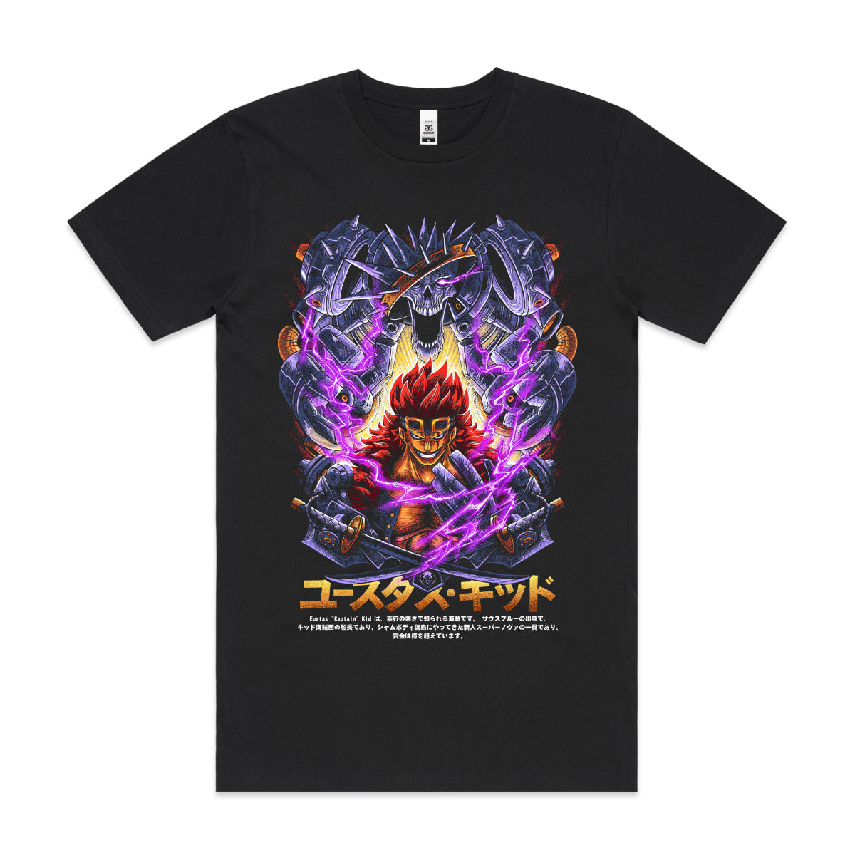 One Piece Eustass Captain Kid T-shirt Japanese Anime