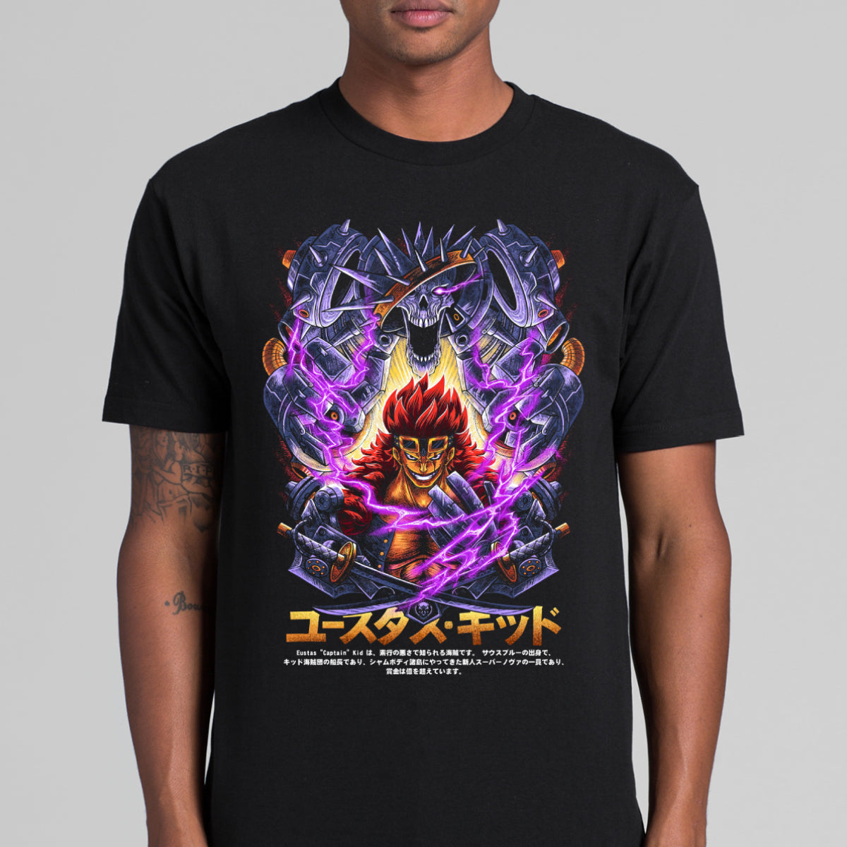 One Piece Eustass Captain Kid T-shirt Japanese Anime