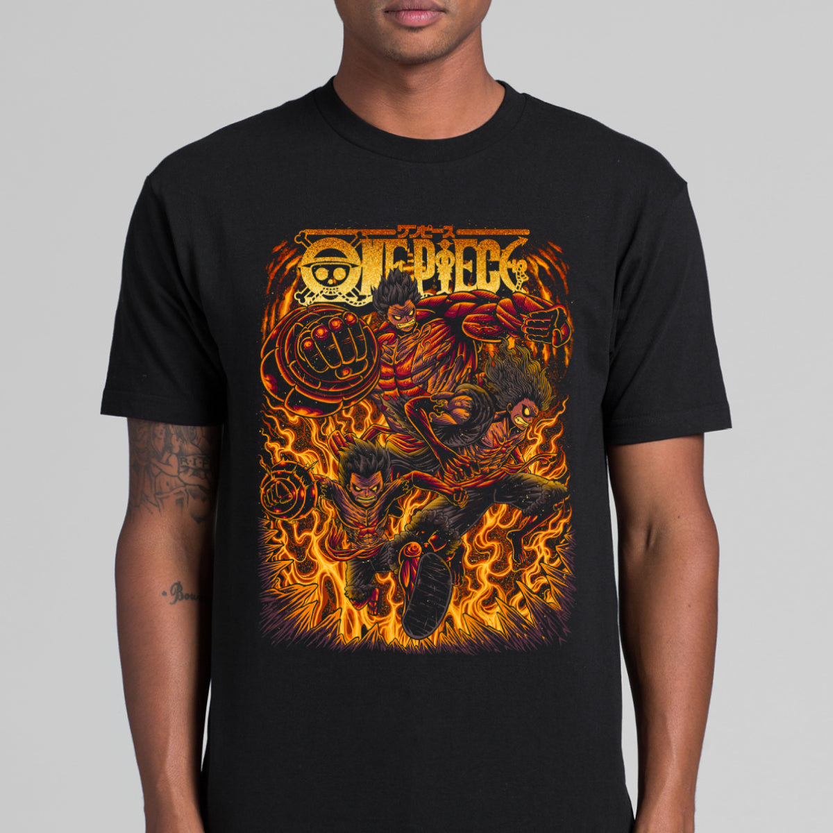 One Piece Luffy V34 T-Shirt Japanese Anime Tee