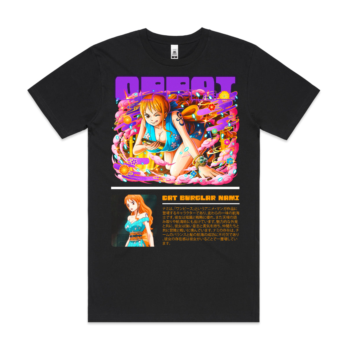 One Piece Nami T-Shirt Japanese Anime Tee