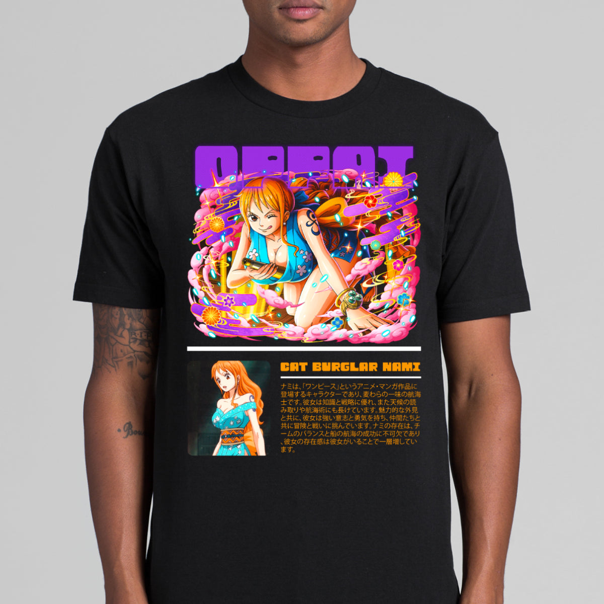 One Piece Nami T-Shirt Japanese Anime Tee