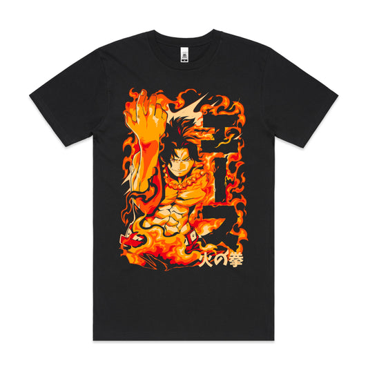 One Piece Portgas D. Ace V4 T-Shirt Japanese Anime Tee