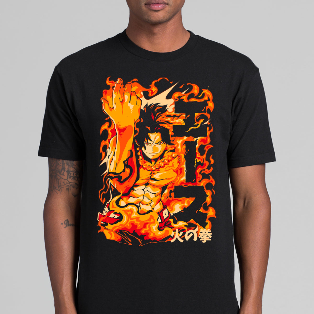 One Piece Portgas D. Ace V4 T-Shirt Japanese Anime Tee
