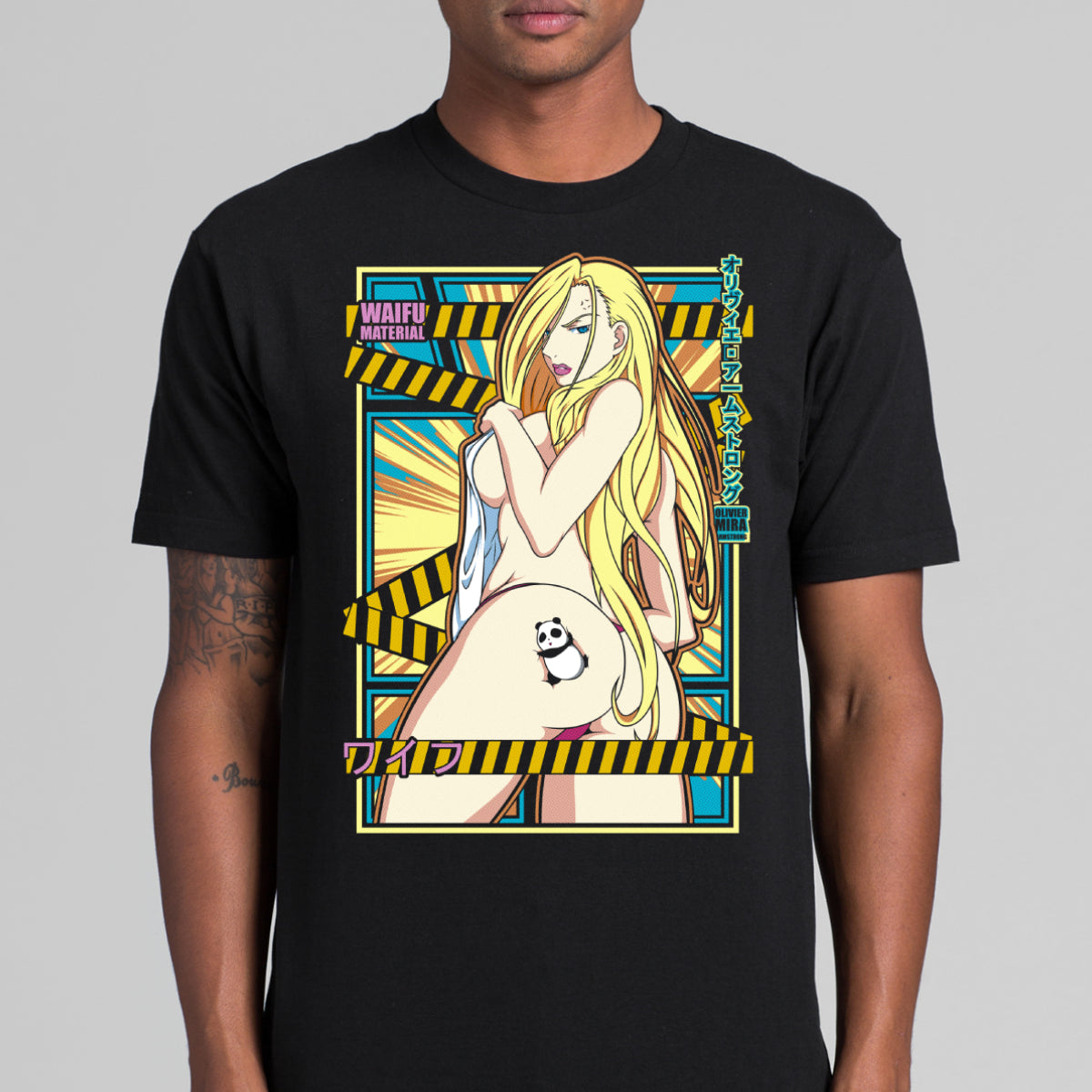 Fullmetal Alchemist Olivier Mira Armstrong T-Shirt Japanese Anime Tee