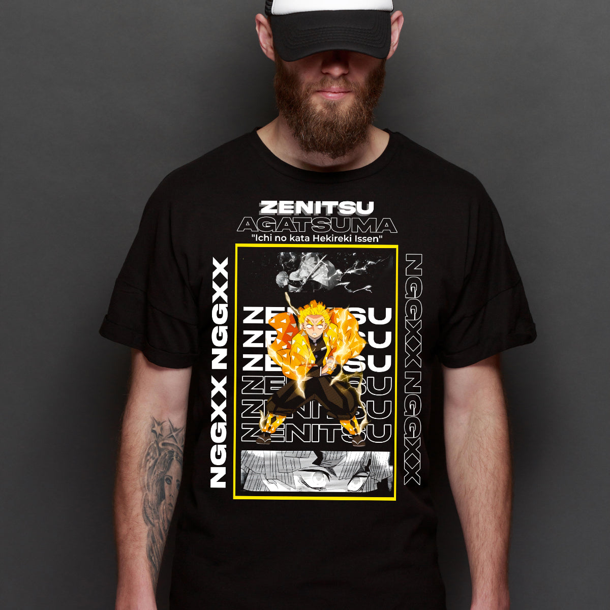 Demon Slayer Zenitsu Agatsuma V2 T-shirt Japanese Anime Tee