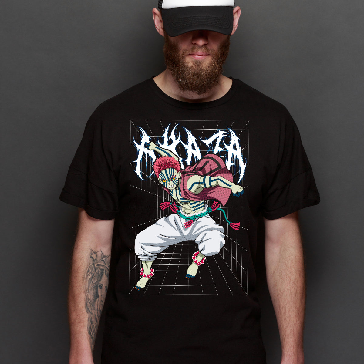 Demon Slayer Akaza V2 T-Shirt Japanese Anime Tee