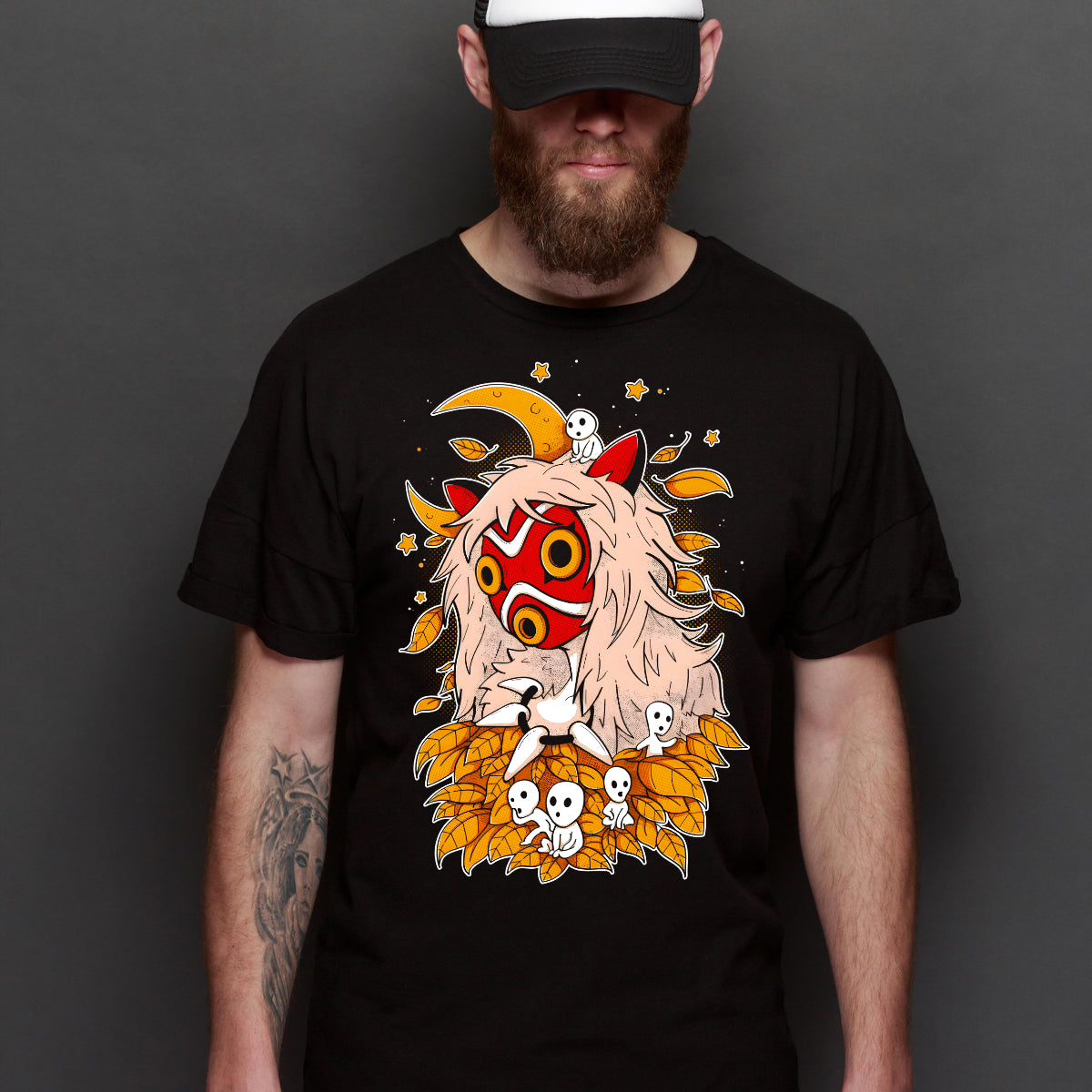 Princess Mononoke T-Shirt Japanese Anime Tee