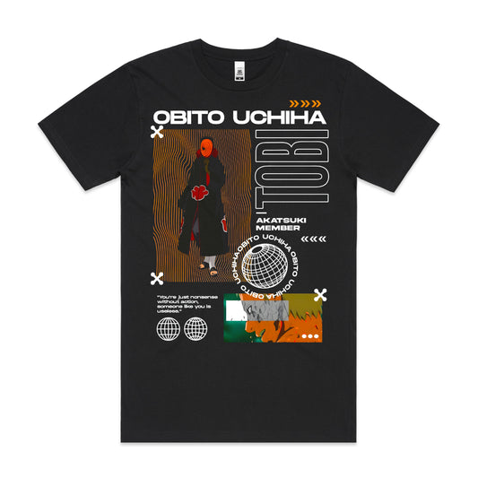 Naruto Obito Uchiha Ver6 T-Shirt Japanese Anime Tee