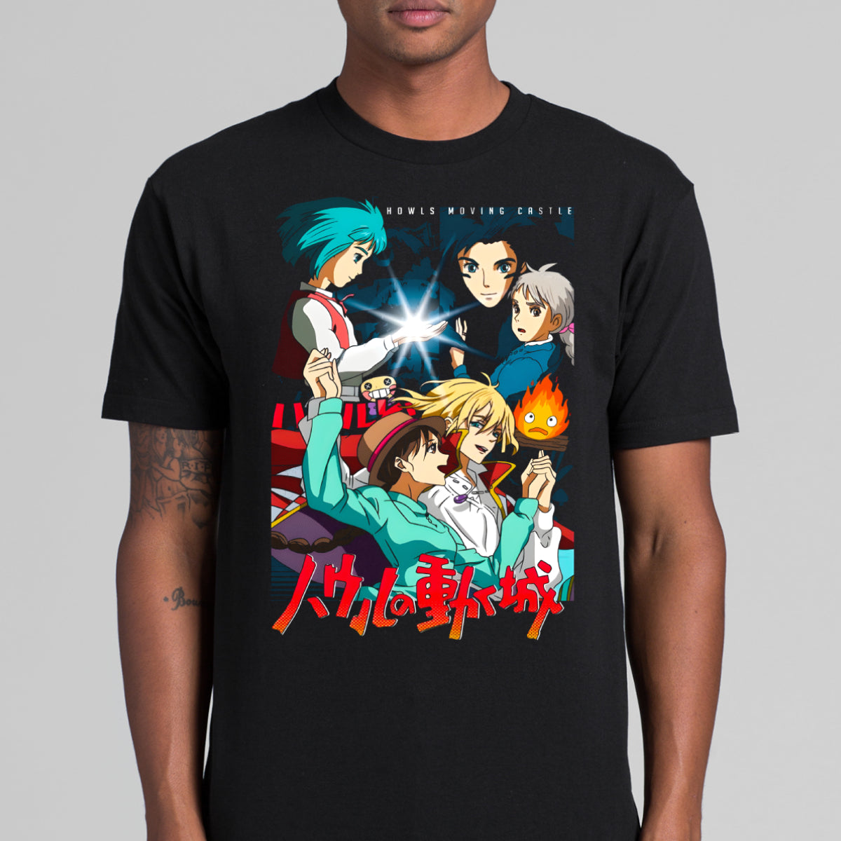 Howl's Moving Castle T-Shirt Japanese Anime Tee