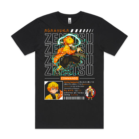 Demon Slayer Zenitsu Agatsuma V3 T-shirt Japanese Anime Tee