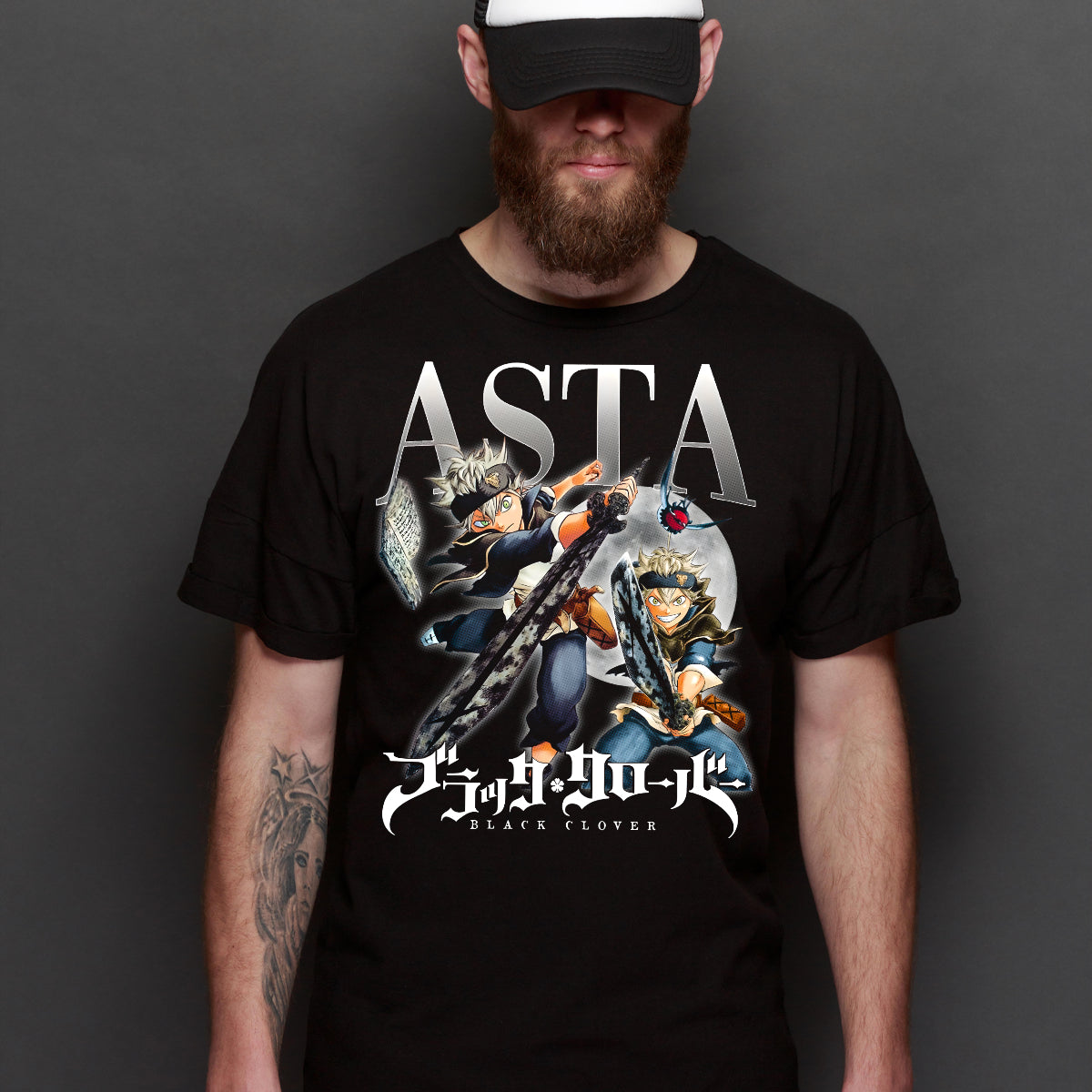 Black Clover Asta V3 T-Shirt Japanese Anime Tee